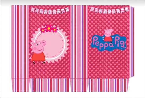 Kit Imprimible, 100% Editable  Peppa Pig - Candy Bar
