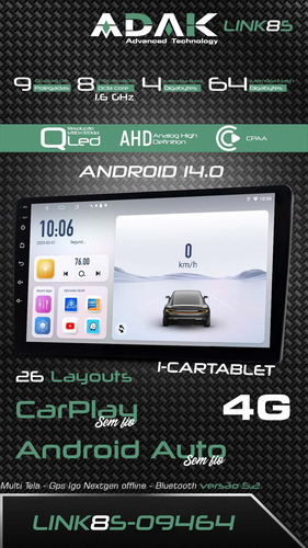 Multimidia Elantra 2012 2013 2014 Android 4gb Octacore 9p 4g