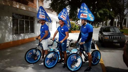 Imagen 6 de 10 de Bicicletas Publicitarias Publicidad Bici Vallas Edecan