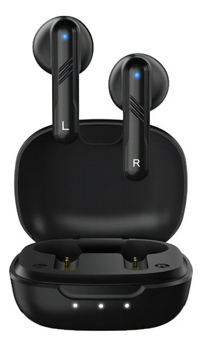 Audífonos gamer inalámbricos Genius HS-M905BT negro con luz  azul LED