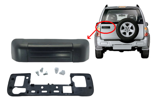Puxador Maçaneta Tampa Traseira P/ Tracker 2000 A 2009