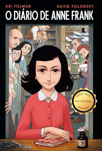 O diário de Anne Frank em quadrinhos, de Folman, Ari. Editora Record Ltda., capa mole em português, 2017