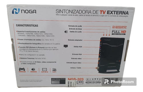 Noga Sintonizadora De Tv Externa Ngs 323 Full Hd 