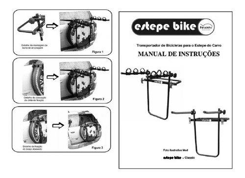 Imagem 6 de 6 de Suporte De Bike Estepe 3 Bikes Ecoport Transbike