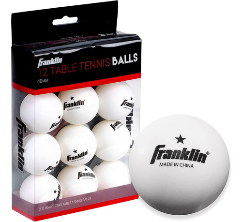 Pelotas De Ping Pong Frankiln Paquete De 12 Unidades