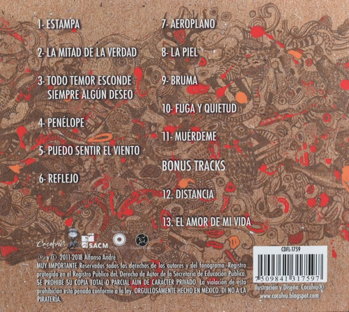 Alfonso André Cd/dvd Cerro Del Aire