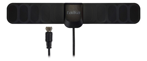 Antena Tv Universal Taika Digital Para Interiores Full Hd Negro
