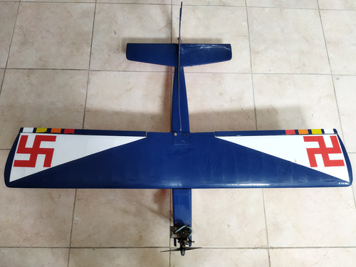 Falcón Easy Sport 1:10 Avión Rc Color Azul (Usado)