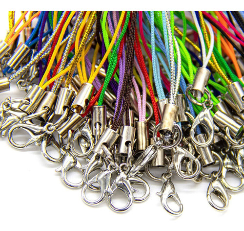 200pcs Correa Charm Lariat Con Cordón Para Teléfono Móvil