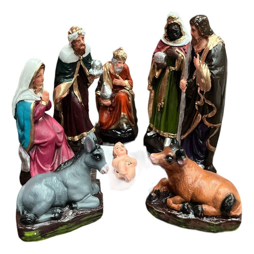 Pesebre Nacimiento Niño Jesus Figuras Navidad