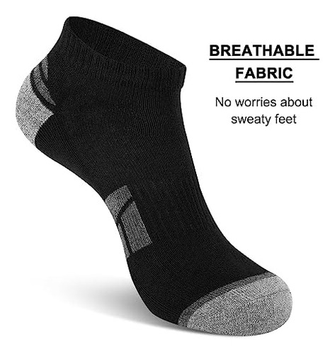 Ealco 10 Pares De Calcetines Tobilleros Para Hombre, Calceti