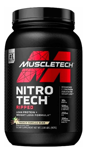 Nitro Tech Ripped - 2lb - Muscletech - Inivma