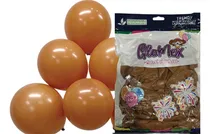 Comprar 25 Globos Latex Nº 18 Glomex 18 Pulgadas Elige Color Color Glomex 18 Beige Obscuro Liso