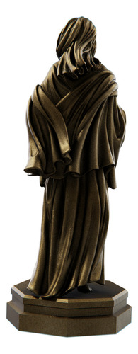 Estátua Religiosa Imagem Maria De Nazaré Cor Cor Ouro Velho