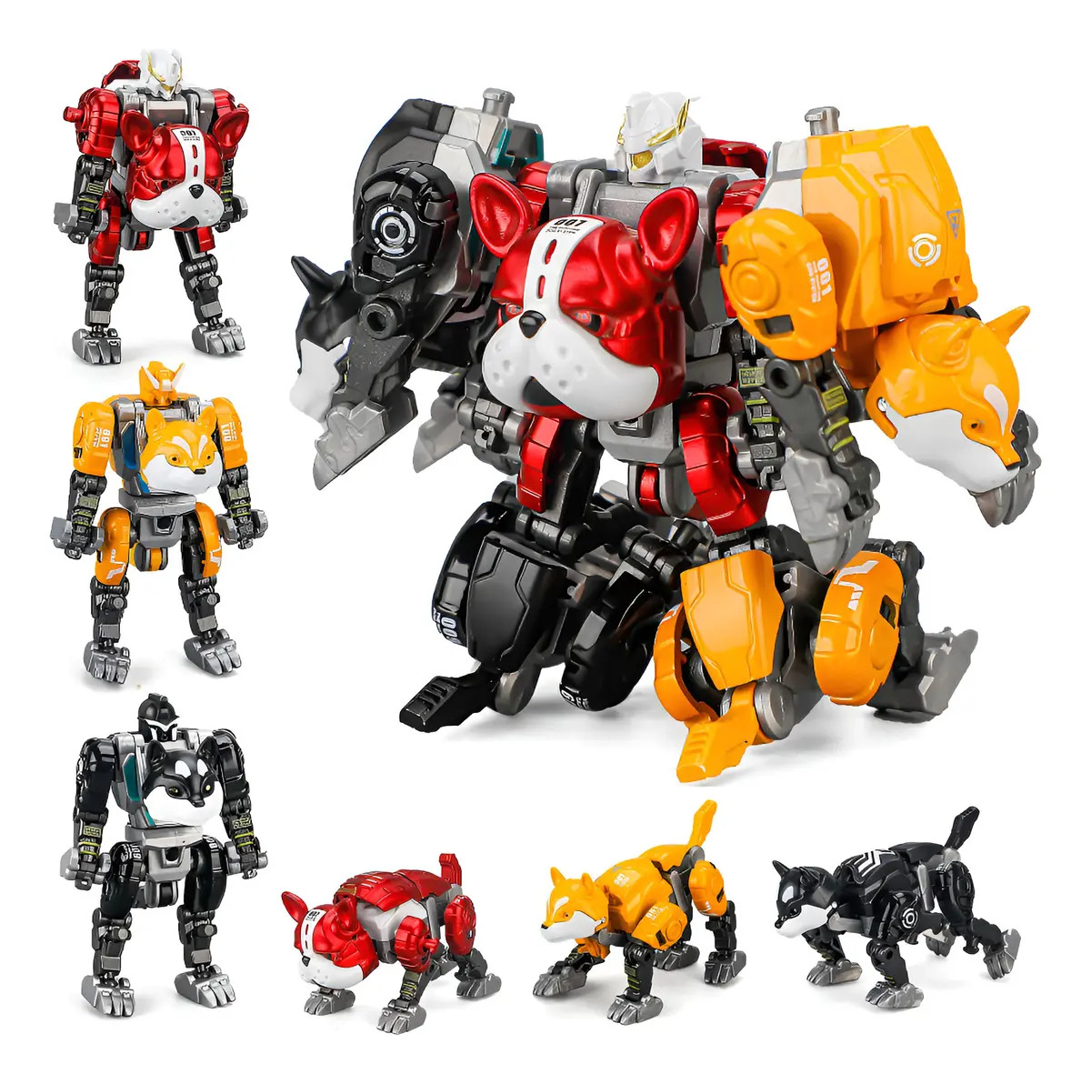 Brinquedo robótico transformável 3 em 1, brinquedo educacional Stem D