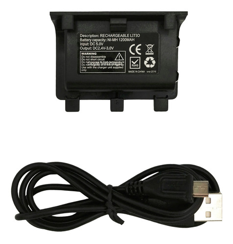 Imagen 2 de 4 de Kit Carga Y Juega Para Control Xbox One