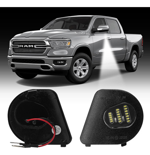 Stejong Para Dodge Ram Luz Led Charco Repuesto Color Blanco