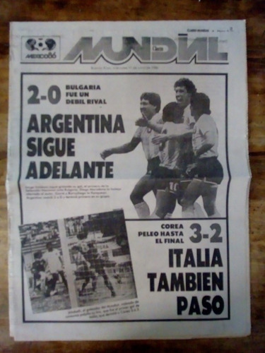 Clarín Mundial México 86 Miércoles 11 De Junio (mx)