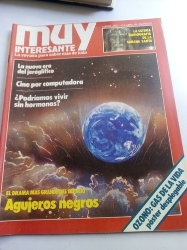 Revista Muy Interesante Año 1 No. 8 1985 Agujeros Negros