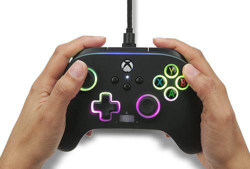 Control Joystick Acco Brands Powera Spectra Enhanced Wired Negro Negro