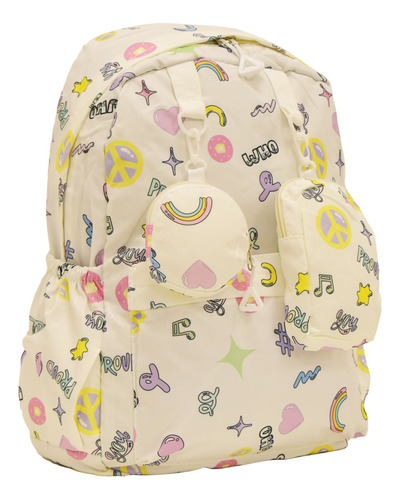 Mochila Escolar Diseño Infantil Para Laptop Con 2 Monederos