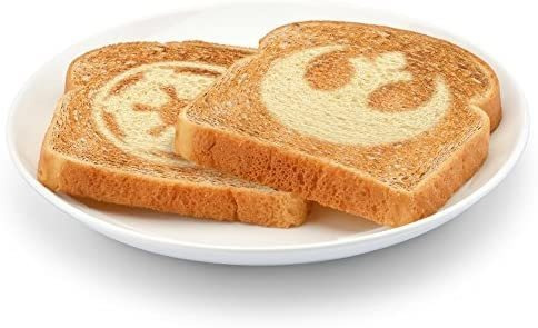 Star Wars Lsw-21cn Tostadora De 2 Rebanadas, Negra