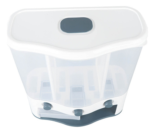 Dispensador De Grãos 3 Grid 6l De Grande Capacidade