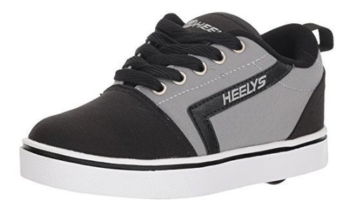 Zapato De Tenis Heelys Boys Gr8 Pro, Negro /gris, 4 Niños
