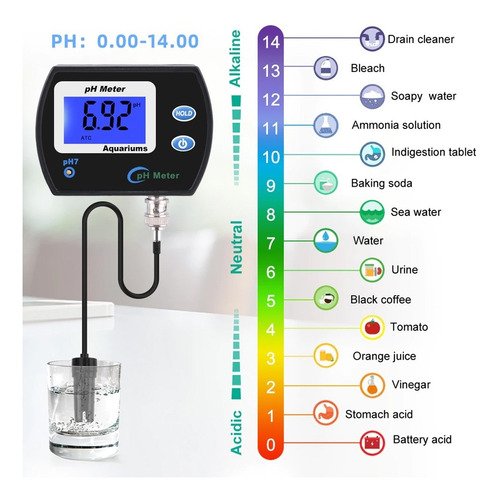 Medidor De Ph Preciso Eletrônico Profissional Para Aquário