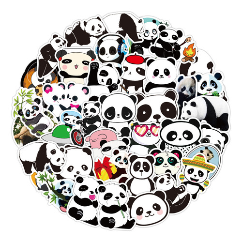 Adesivos De Desenhos Animados De Panda Para Crianças