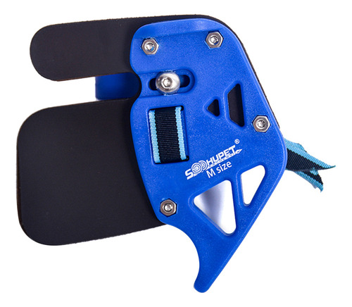 Arco Recurvo Lengüeta Compatible Con Dedo Protector Azul L