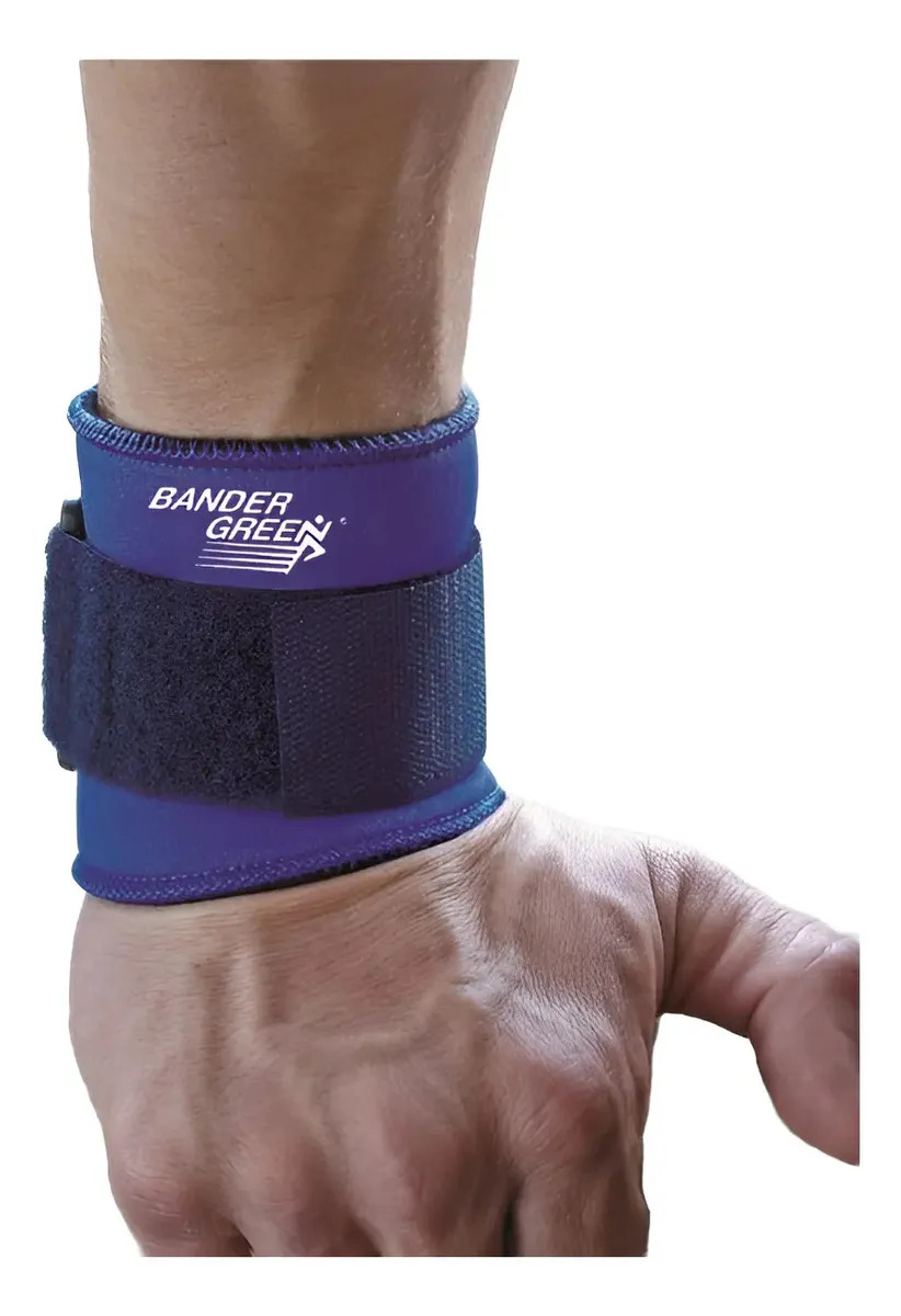 Muñequera Tubular Bandergreen Neoprene Color Gris Talle Niño
