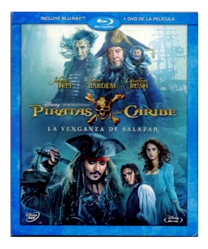 Piratas Del Caribe 5  La Venganza De Salazar  Blu-ray + Dvd