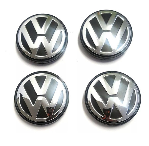 4x Centro Tapón Rin Vw Jetta Vento Bora 56mm