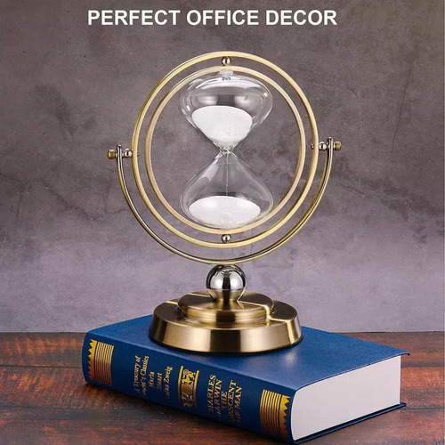 Reloj De Arena Con Forma De Globo Giratorio De 60 Minutos