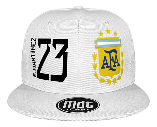 Gorra Plana Emiliano Dibu Martínez Afa Mundial Argentina