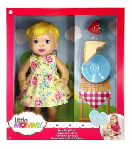 Boneca Little Mommy Vamos Brincar De Piquenique Mattel