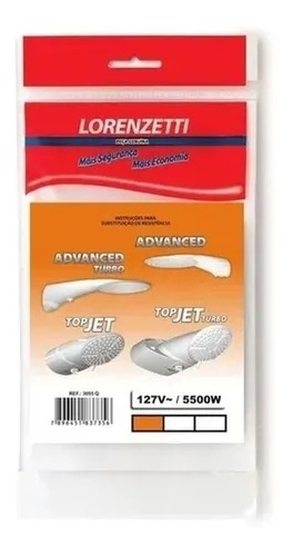 Imagem 2 de 2 de Resistência Chuveiro Advanced Turbo Top Jet 220v 7500w 30550