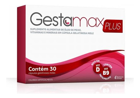 Gestamax Plus Com 30 Cápsulas Nao