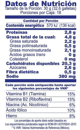 Imagen 3 de 3 de Bizcochitos 540g.- Galletas Dondé