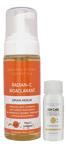 Espuma Micelar Con Vitamina C Y Adenosine Ilumina/aclara