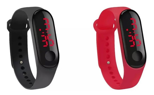Kit 10 Relogio Bracelete Pulseira Digital Led Sport Revenda
