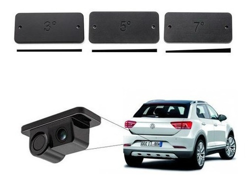 Camera De Ré Com Sensor Estacionamento Embutido Lancer