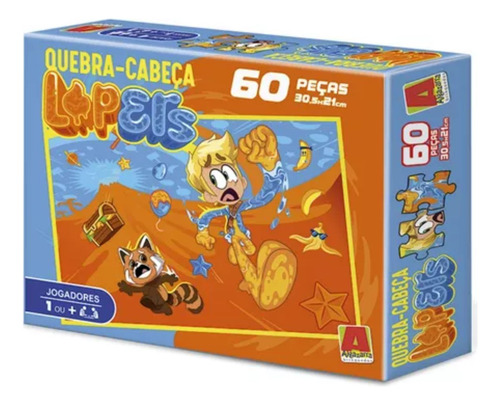 Quebra-cabeça Do Lopers 60 Peças Minecraft Original