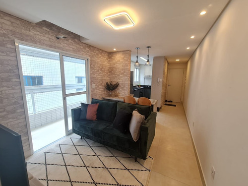 Imagem 10 de 30 de Financiamento Direto! Apartamento Com 1 Dormitório À Venda, 53 M² Por R$ 298.928 - Vila Guilhermina - Praia Grande/sp - Ap3720