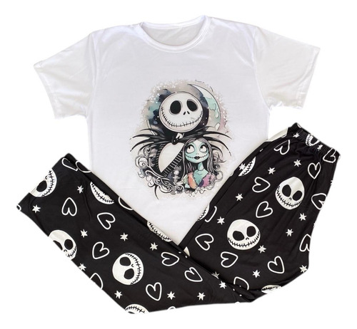 Duo Pijama De Jack Skellington Dama Hombre