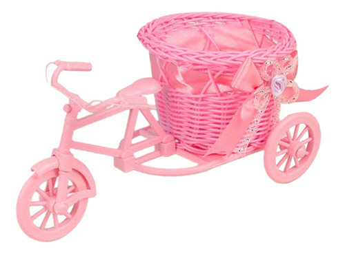Cesta De Flores Artificiales Para Bicicleta, Cesta De