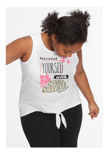 Musculosa Justice Yourself En Algodón Y Poliester Oferta