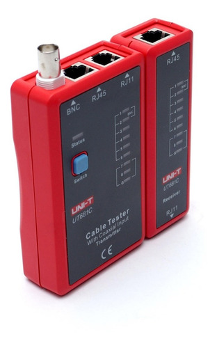 Tester De Red Probador De Cables Rj45 Rj11 Y Bnc Unit Ut681c