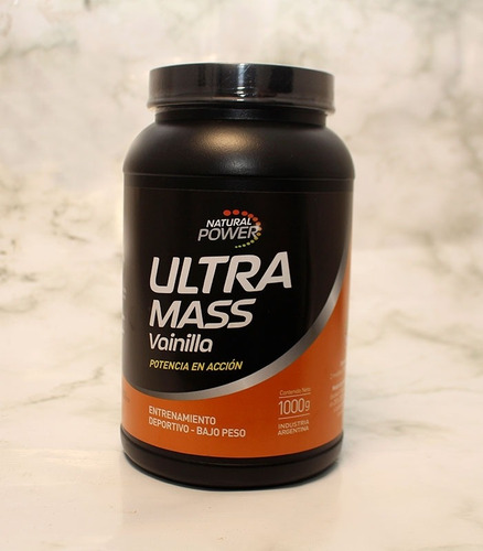 Imagen 2 de 4 de Ultra Mass Vainilla - Natural Power 1 Kg